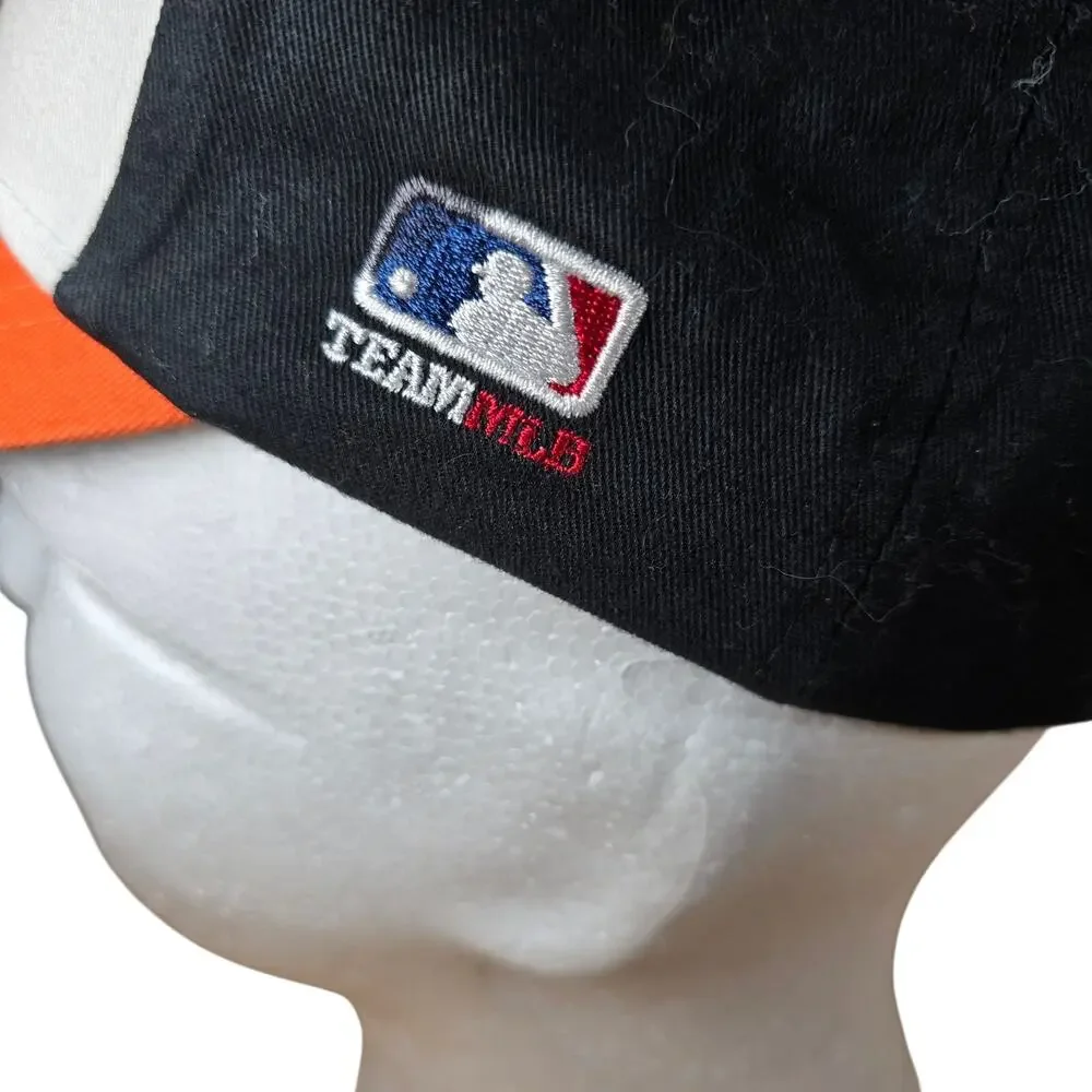 Team MLB Baltimore Orioles Hat OC Sports Strapback Hook Loop Baseball Cap YOUTH